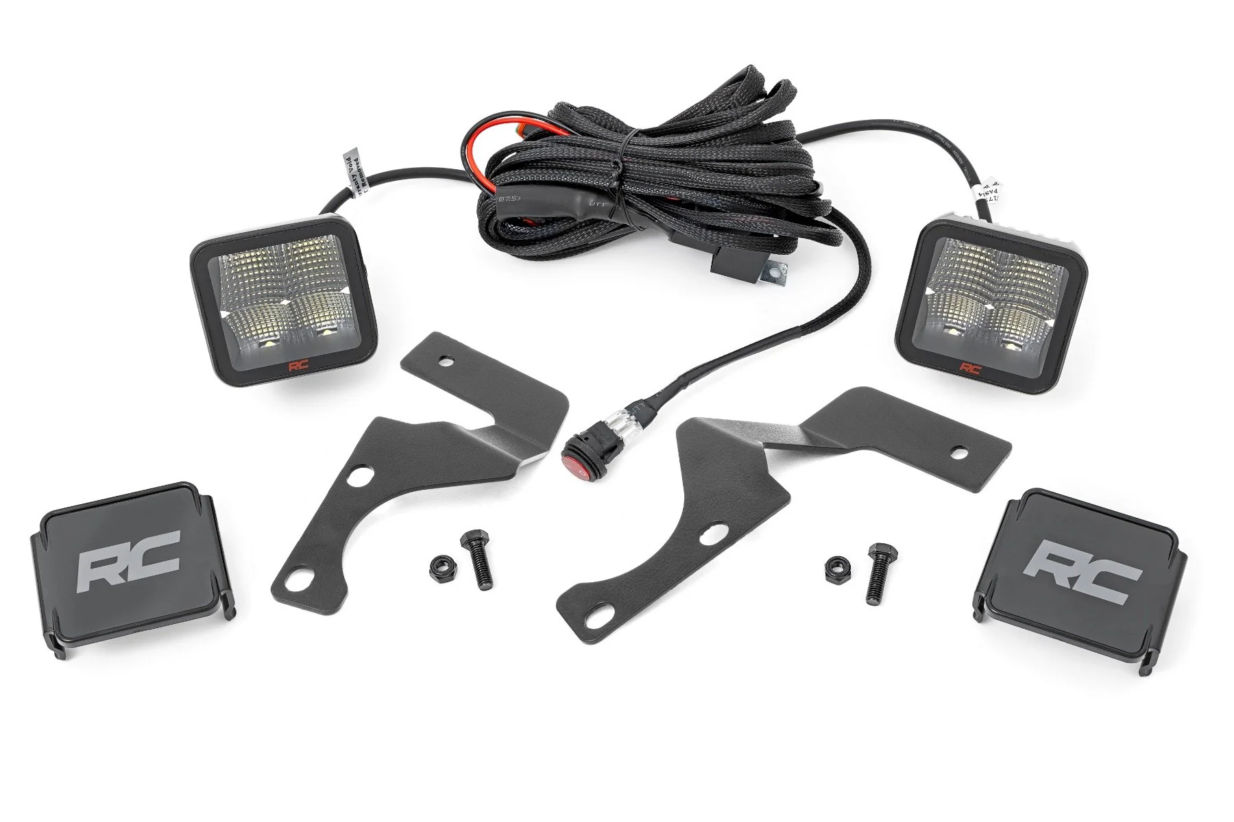 LED Ditch Mount 2" Spectrum Spot Pair Toyota 4Runner 10-23 80796