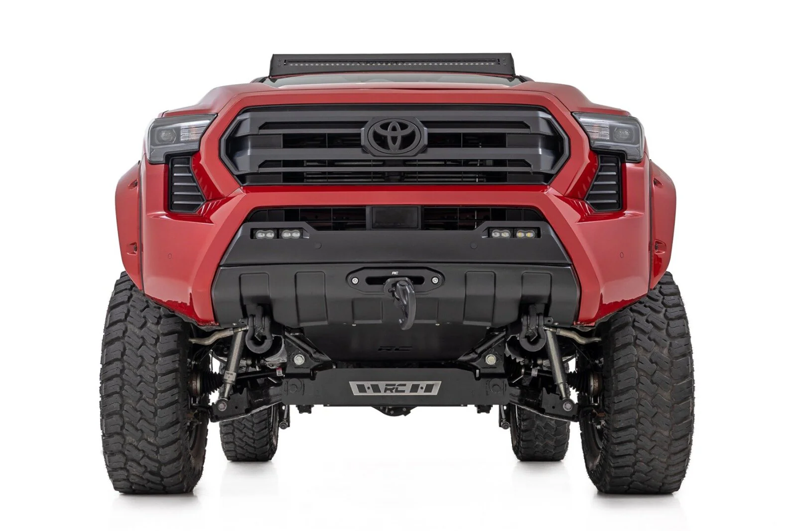 Rough Country LED Fog Lights 3x1.75" Black Series Yellow for Toyota Tacoma 24-26 72120 - Image 3