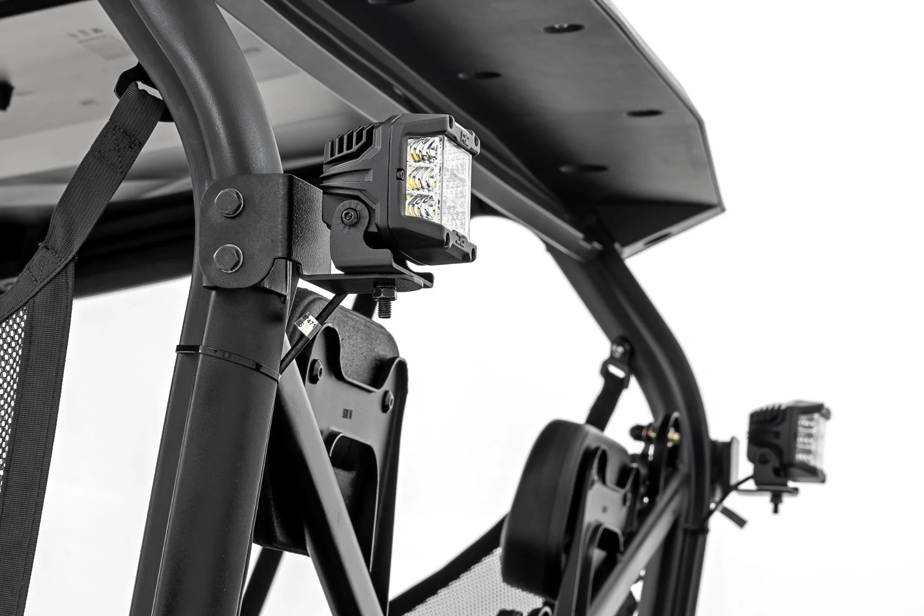 Rough Country LED Kit Rear Mount 2" Black Pair White DRL Segway 570 F - Image 2