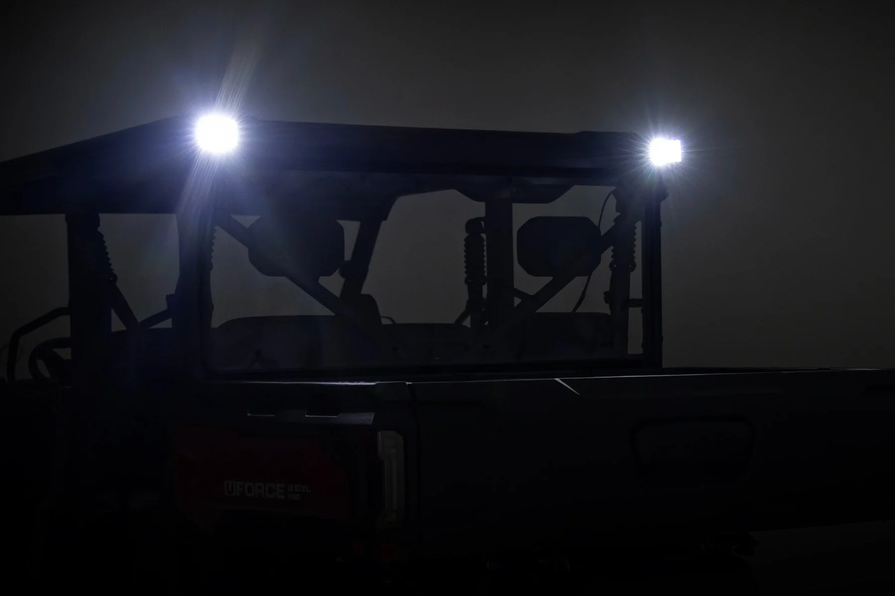 Rough Country LED Kit Rear Mount 2" Black White DRL CFMOTO UFORCE U10 1000 PRO - Image 5