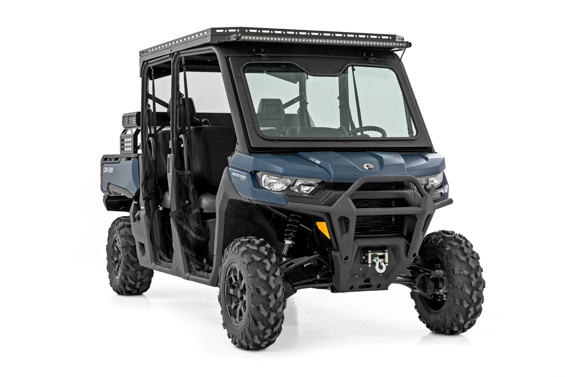 Rough Country LED Light | Deck Roof | 50" Blk Single Row | Can-Am Defender MAX HD10 - Image 4