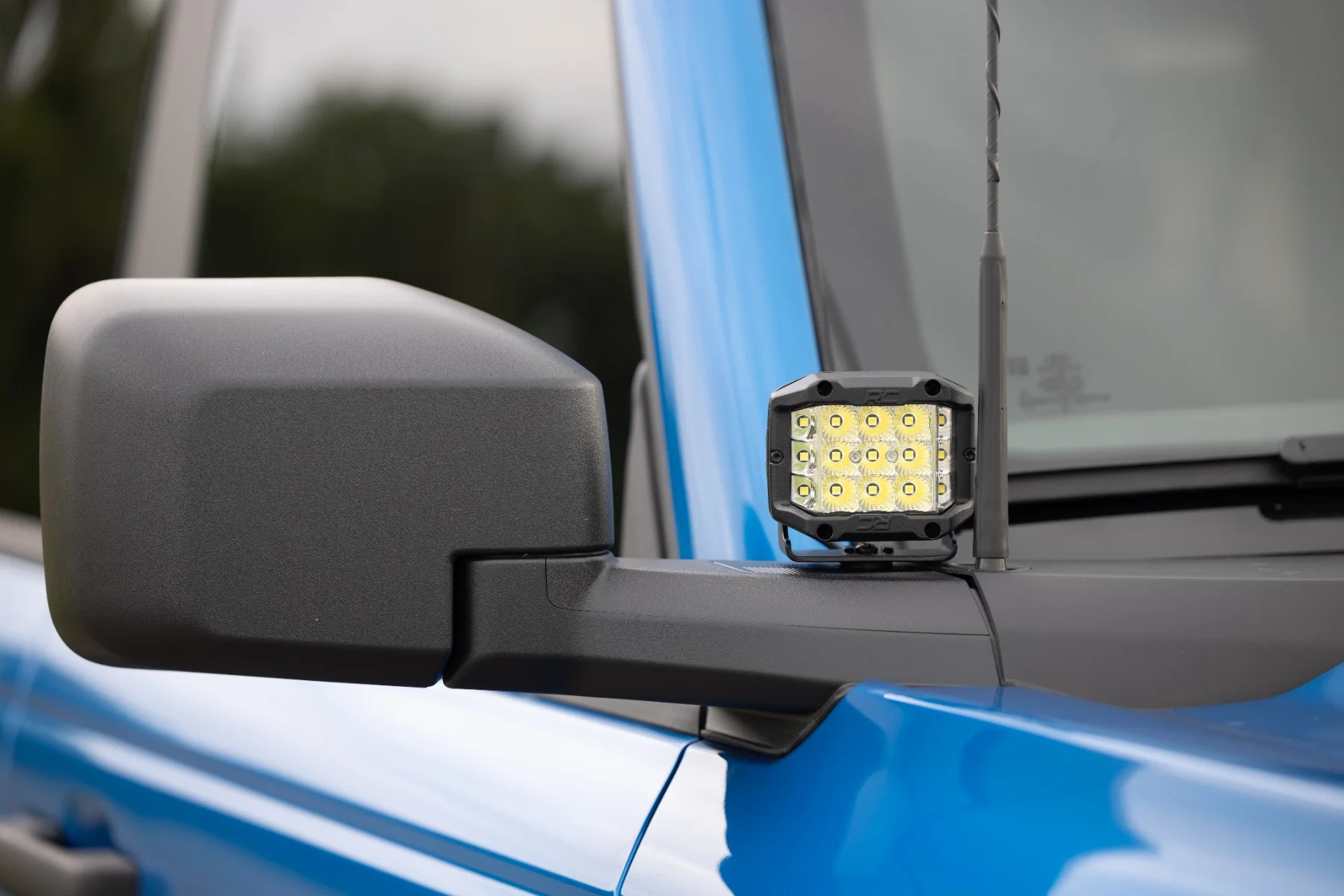 LED Light Ditch Mount 2" Black Pair Amber DRL Ford Bronco 2021 71049 - Image 6