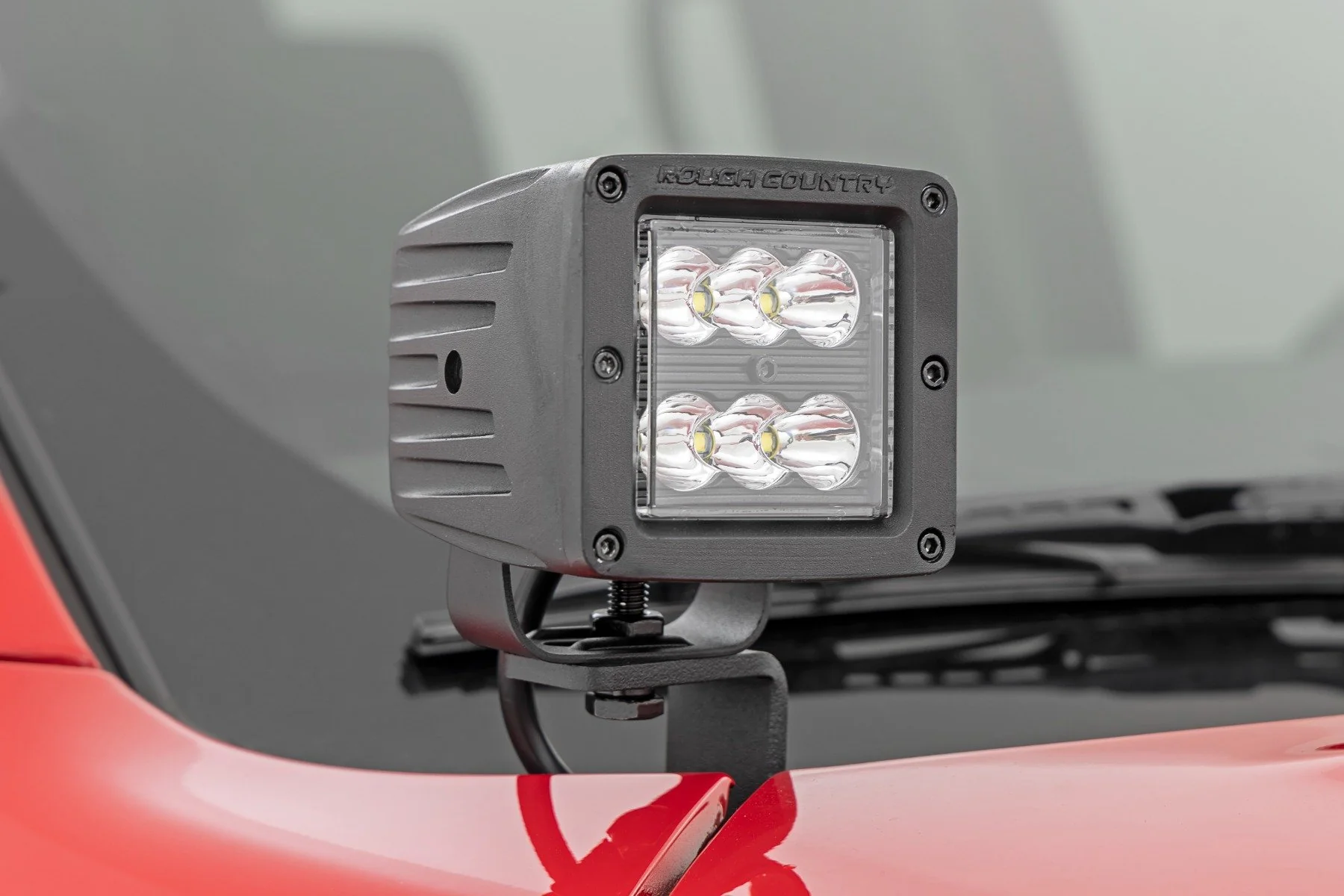 LED Light Ditch Mount 2" Black Pair Flood Nissan Frontier 2022 71065 - Image 2