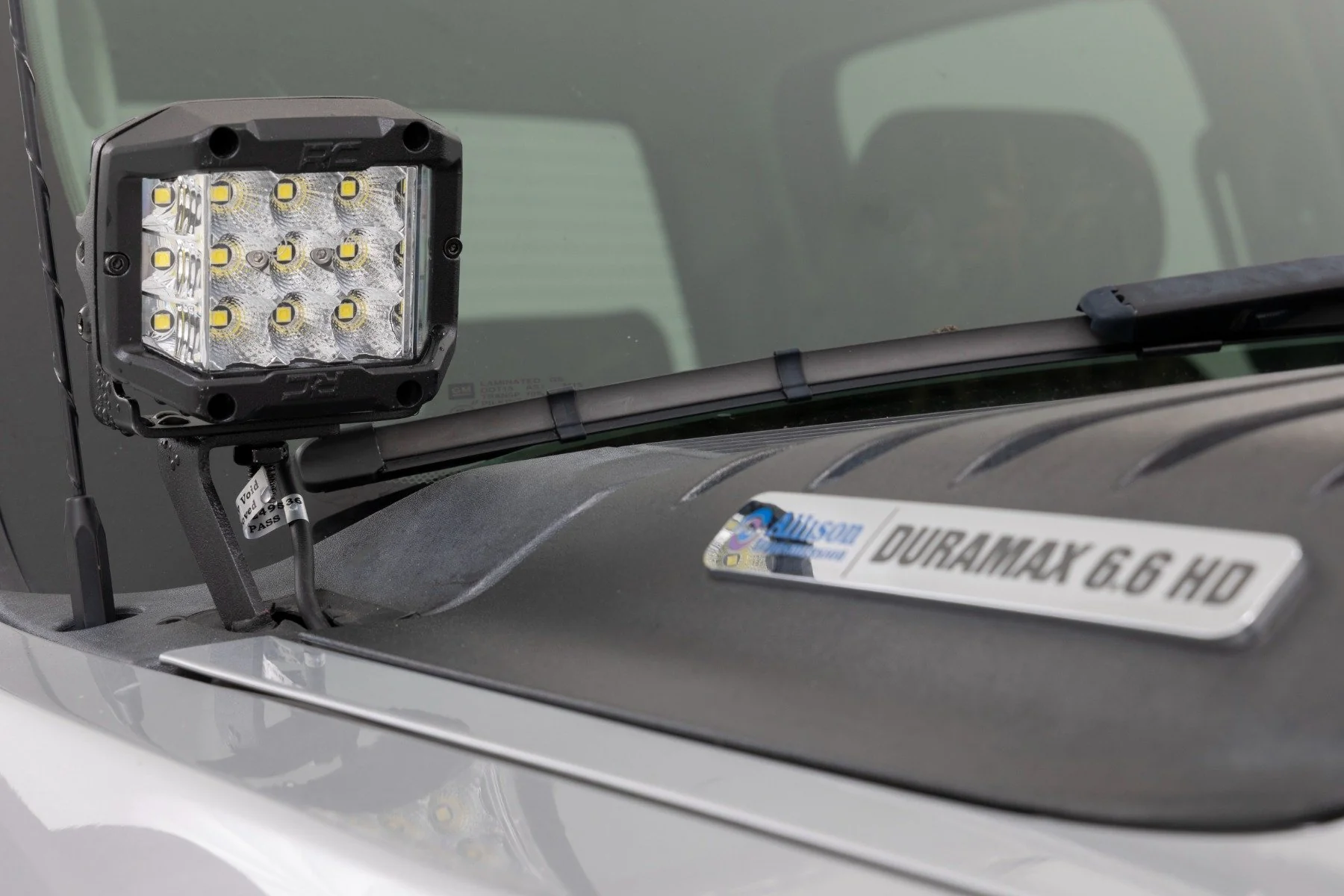 LED Light Ditch Mount 2" Pair Spot Chevy 1500/2500HD/3500HD 07-14 - Image 5