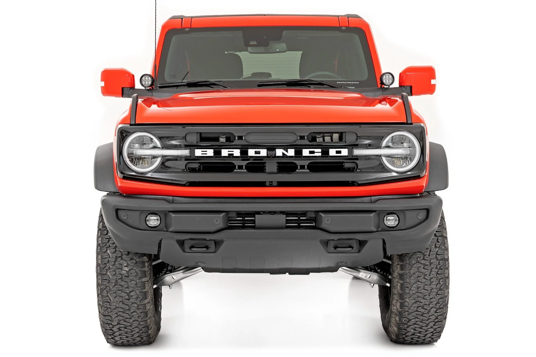 LED Light Ditch Mount 3.5" Black Round Pair Ford Bronco 21-22 71078 - Image 3