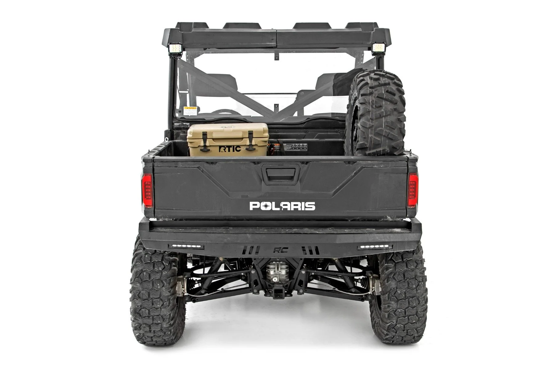 LED Light Polaris Ranger 13-21 work light 2" Black Flood Pair - Image 3