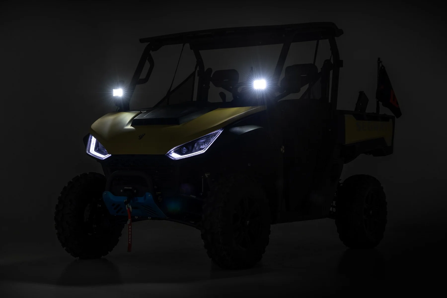 Rough Country LED Light Kit | Front Mount | 2" Black Pair | White DRL | Segway 570 F - Image 6