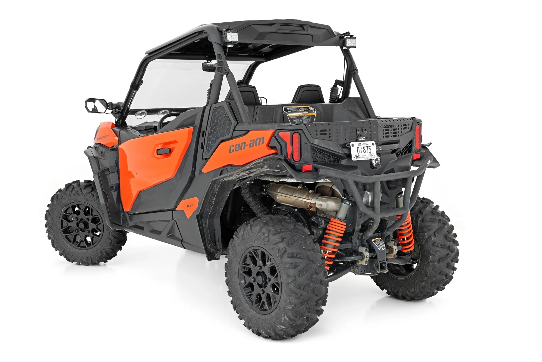 LED Light Rear Mount 2" Black Pair Flood Can-Am Maverick Sport 97082 - Image 4