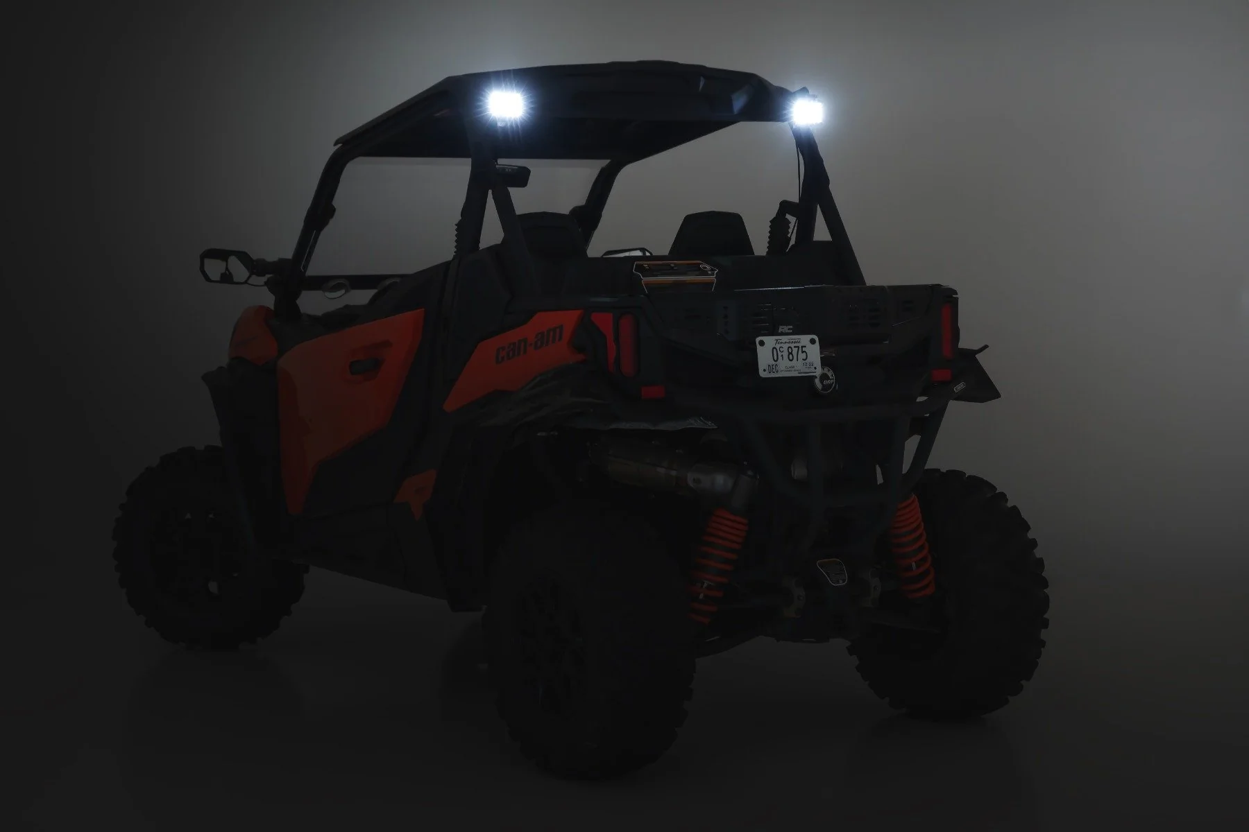 LED Light Rear Mount 2" Black Pair Flood Can-Am Maverick Sport 97082 - Image 5
