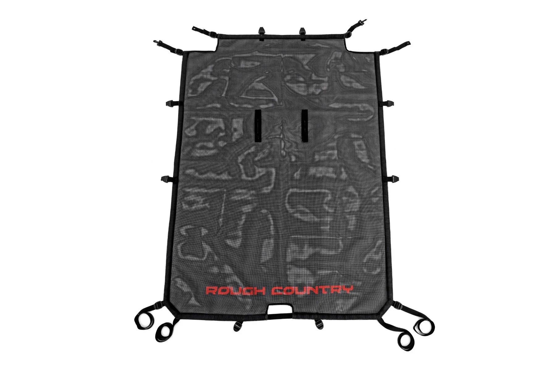 Rough Country Mesh Bikini Top Plus Black for Ford Bronco 4-Door 2021-2025 85116 - Image 5