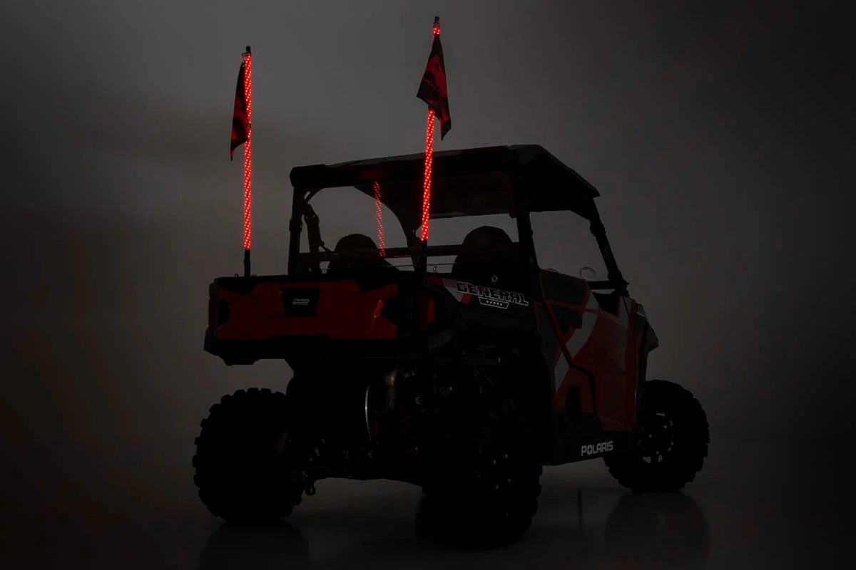 Multi-Function UTV LED Whip Lights w/ Remote Control 93004 - Image 4