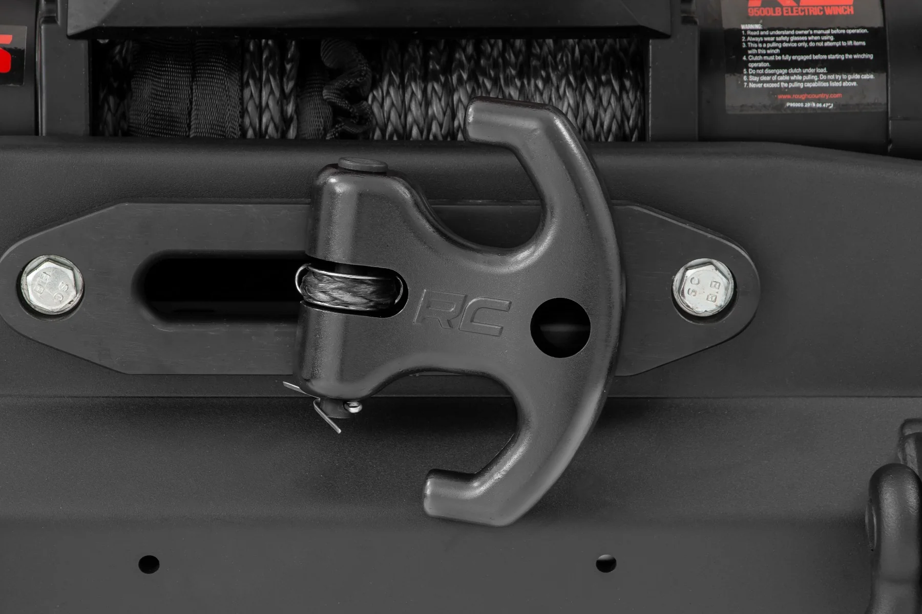 Rough Country Multi-Function Winch Cleat Black -RS175B RS175B - Image 2