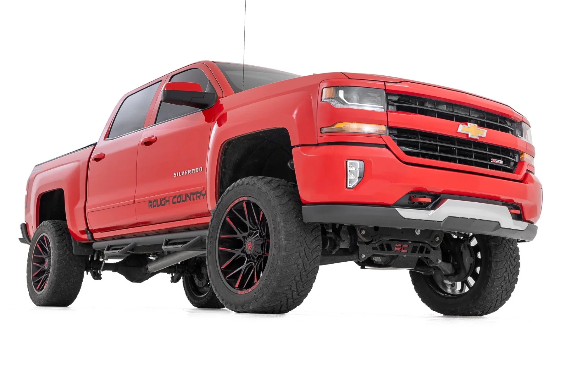 Rough Country Nerf Steps Cab Length Crew Cab Chevy/GMC 1500 14-18 & Classic - Image 2