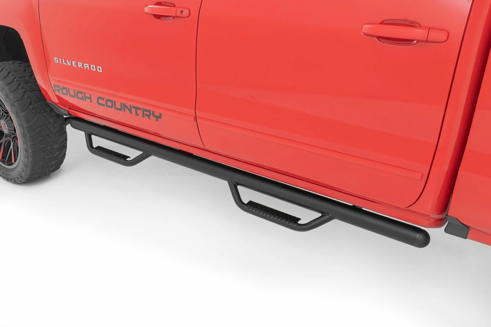 Rough Country Nerf Steps Cab Length | Crew Cab | Chevy/GMC 1500 14-18 & Classic C1489CCB