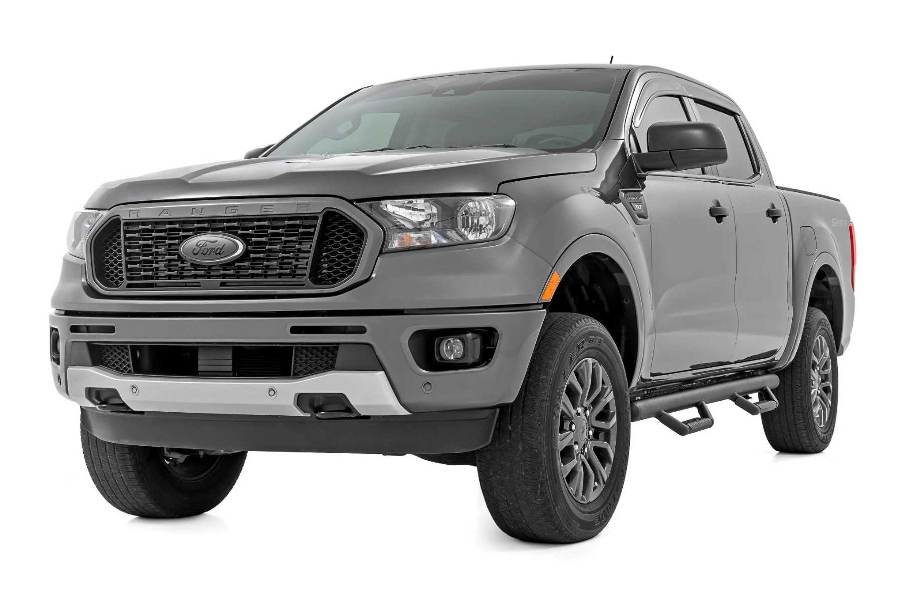 Rough Country Nerf Steps | Cab Length | Crew Cab | for Ford Ranger 2WD/4WD (2019-2025) - Image 2