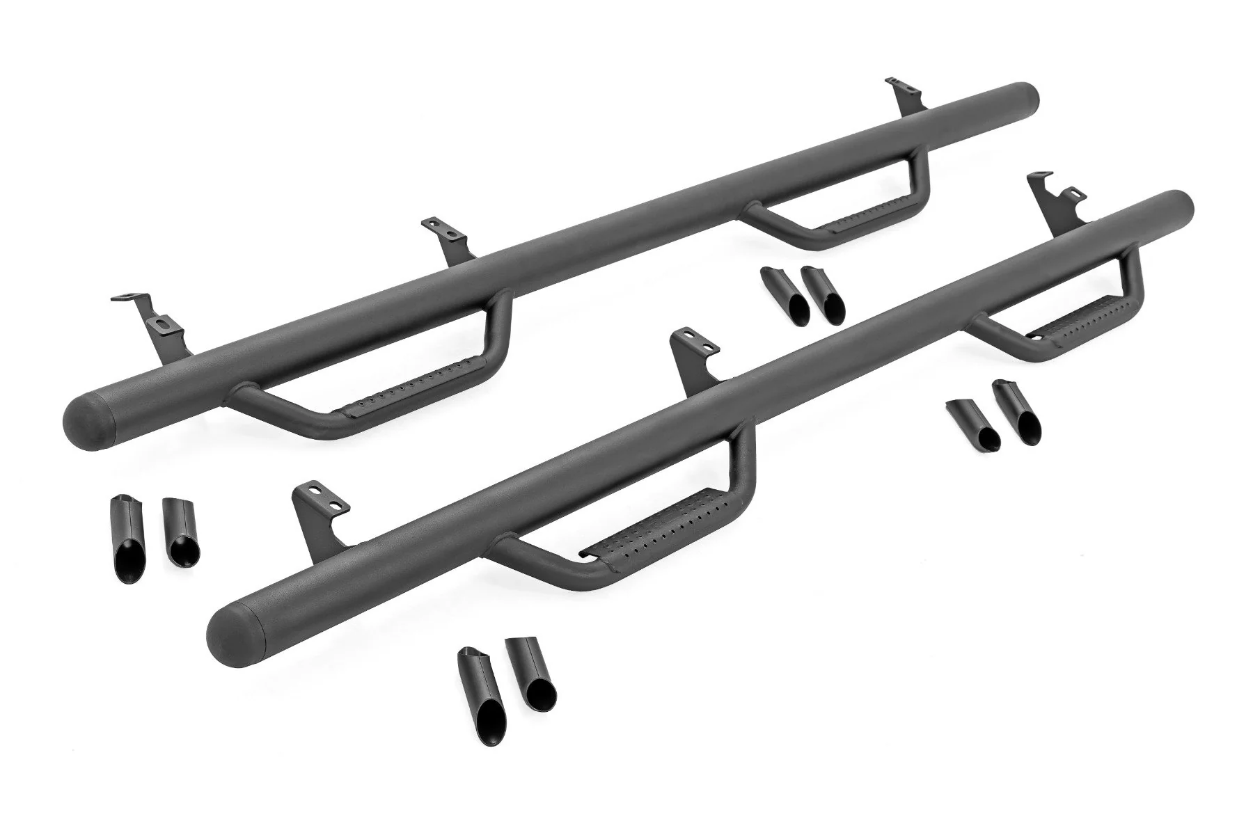 Rough Country Nerf Steps | Cab Length | CrewMax | 5'7" Bed | for Toyota Tundra 2WD/4WD (07-21) - Image 3