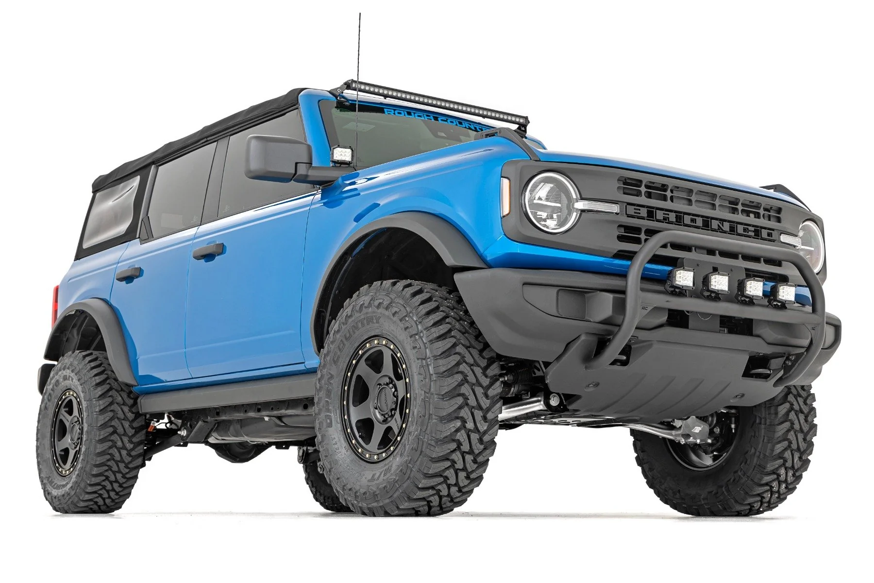 Nudge Bar 3.5" Round Led x4 Ford Bronco 4WD 2021-2023 - Image 4