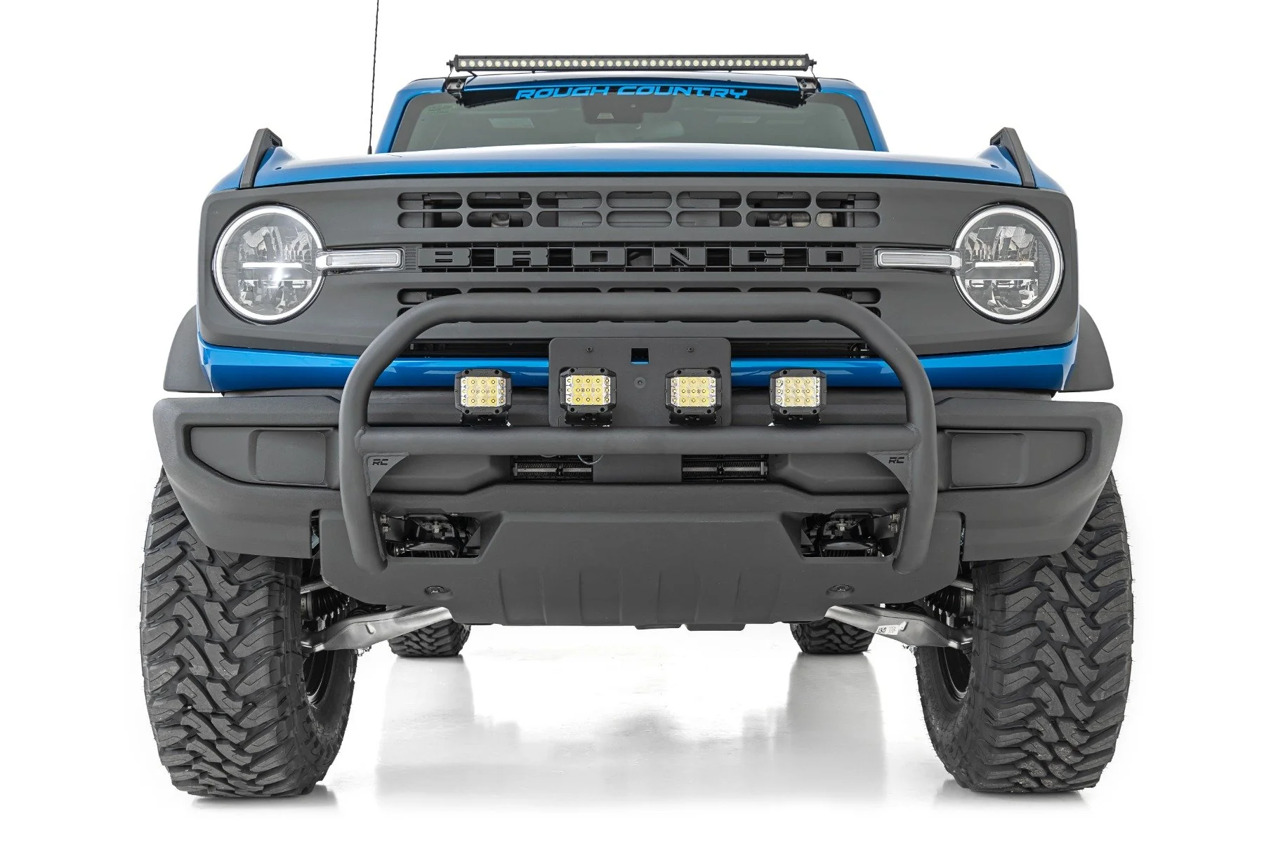 Nudge Bar 3 In Osram Wide Angle LEDs x4 Ford Bronco 4WD 2021 51050 - Image 3