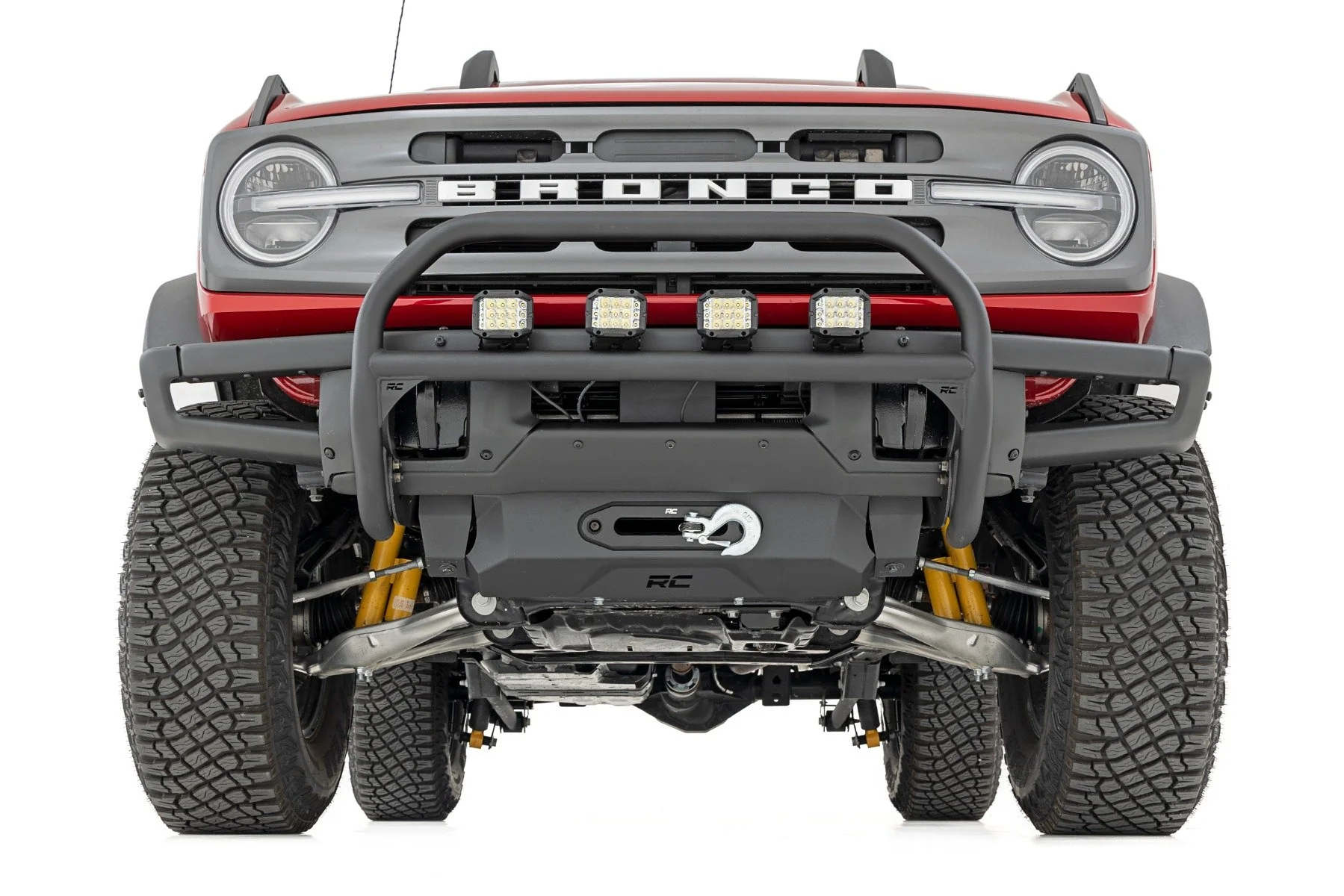 Nudge Bar 4" Round Led OE Modular Steel Ford Bronco 2021-2022 51104 - Image 5