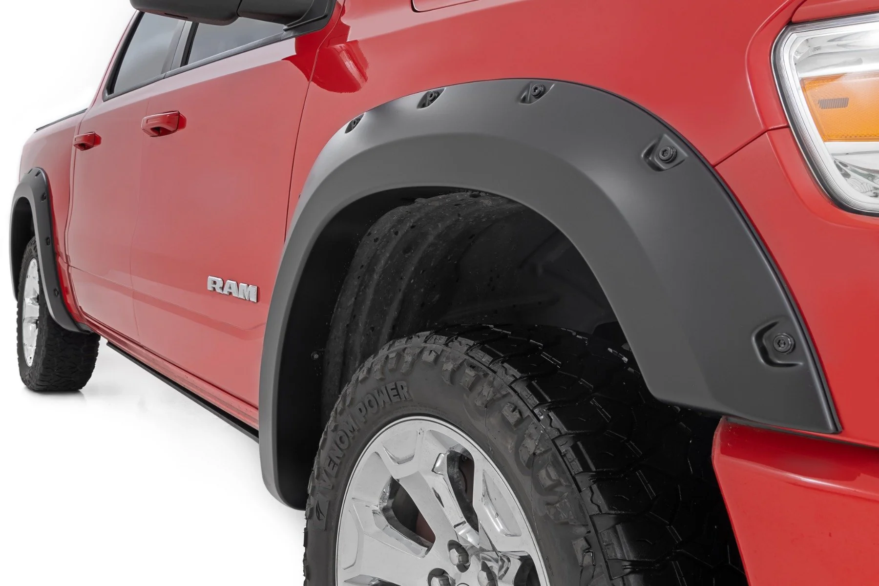 Pocket Fender Flare Ram 1500 19-22 Metallic BLCK F-D10914A-PXJ - Image 4