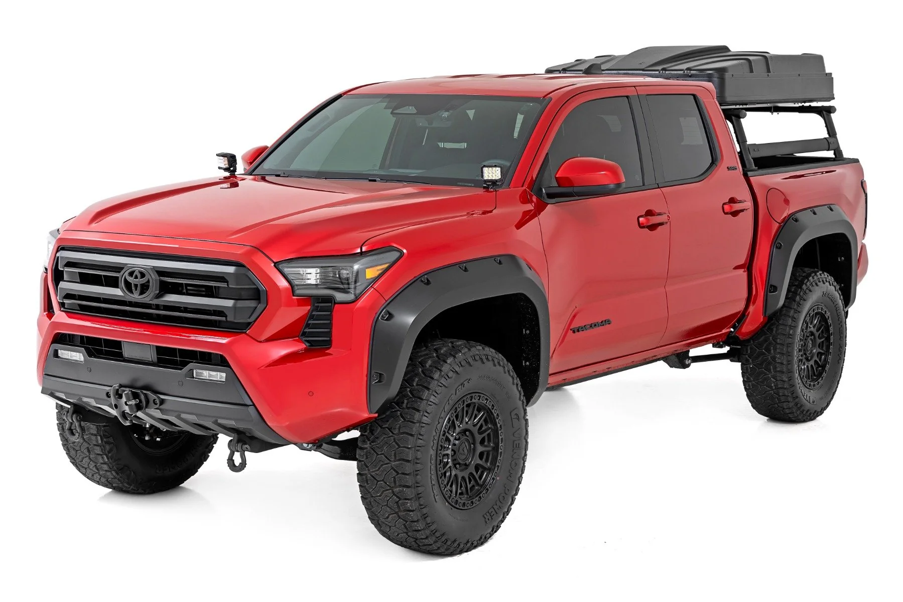 Rough Country Pocket Fender Flares 3U5 Supersonic Red for Toyota Tacoma 24-25 - Image 3