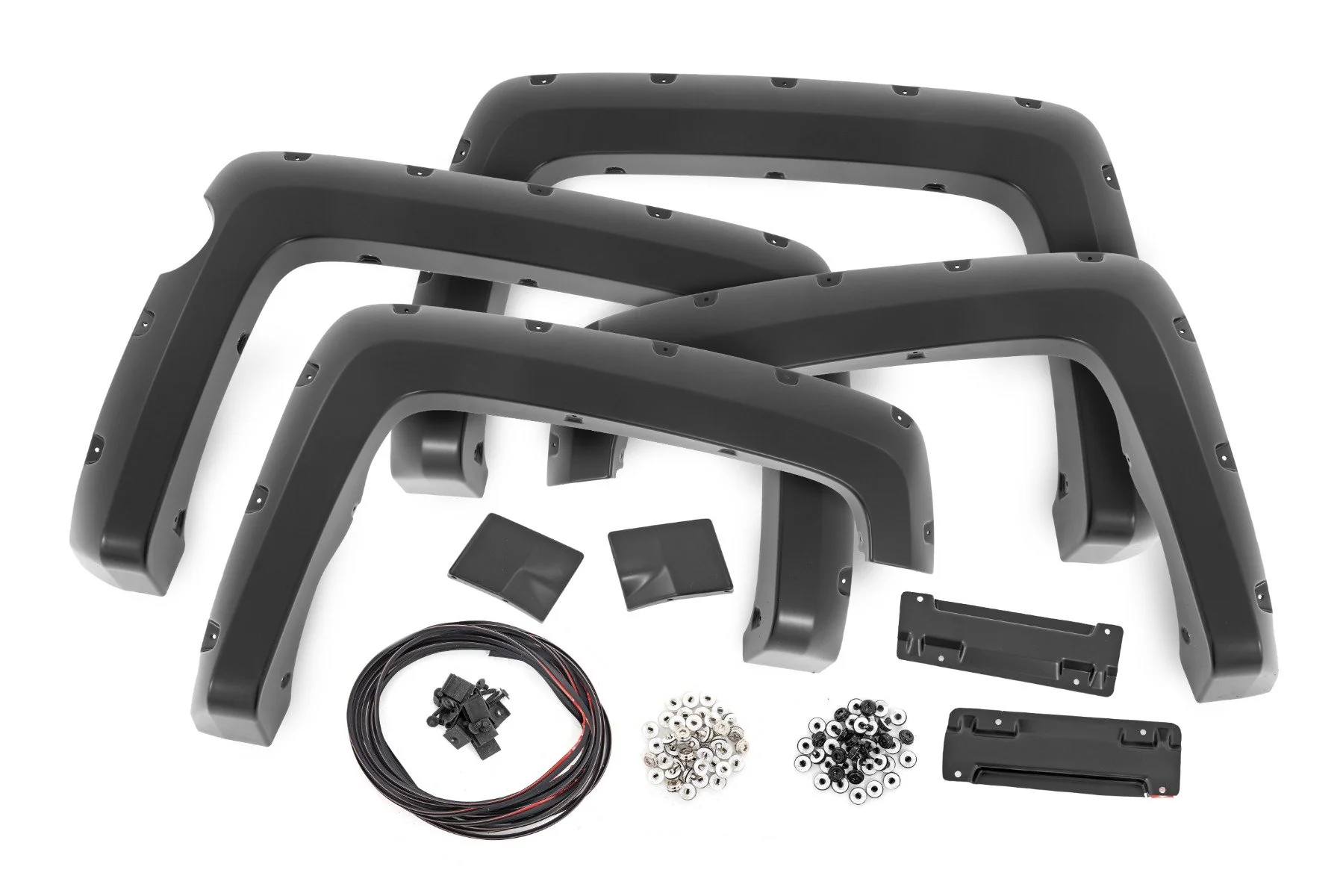 Pocket Fender Flares 5' Bed Gas Door Chevy Silverado 1500 14-18 F-C11413A - Image 2