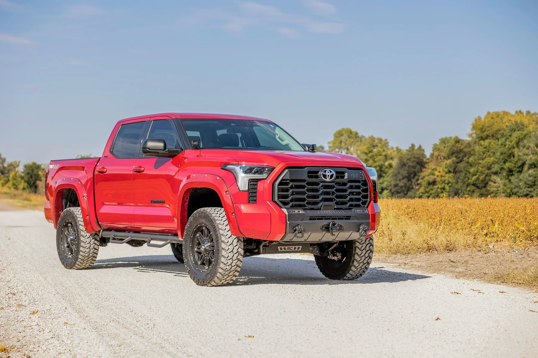 Rough Country Pocket Fender Flares 6V7 Army Green for Toyota Tundra 22-25 - Image 4