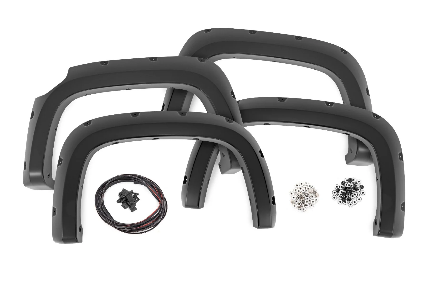 Rough Country Pocket Fender Flares G9K Satin Steel 5' Bed Colorado 15-22 - Image 4