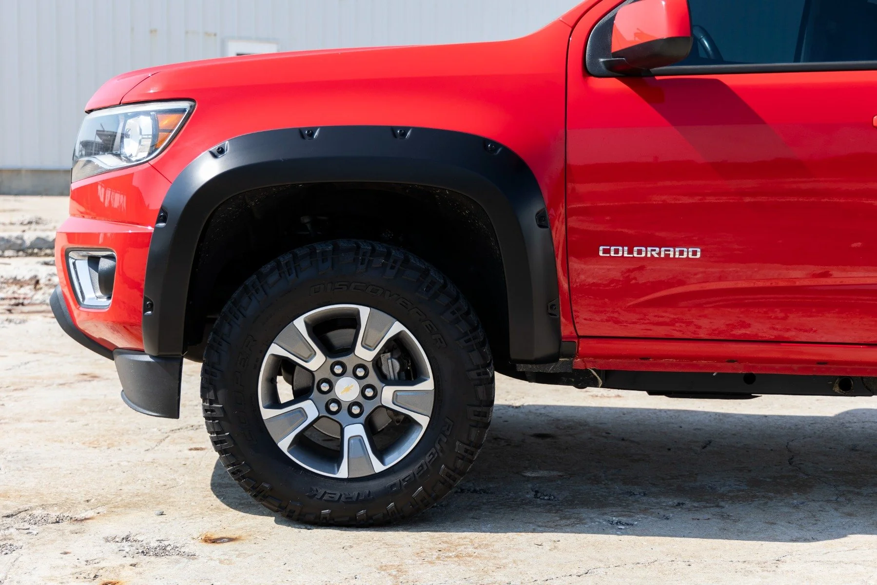 Rough Country Pocket Fender Flares G9K Satin Steel 5' Bed Colorado 15-22 - Image 6