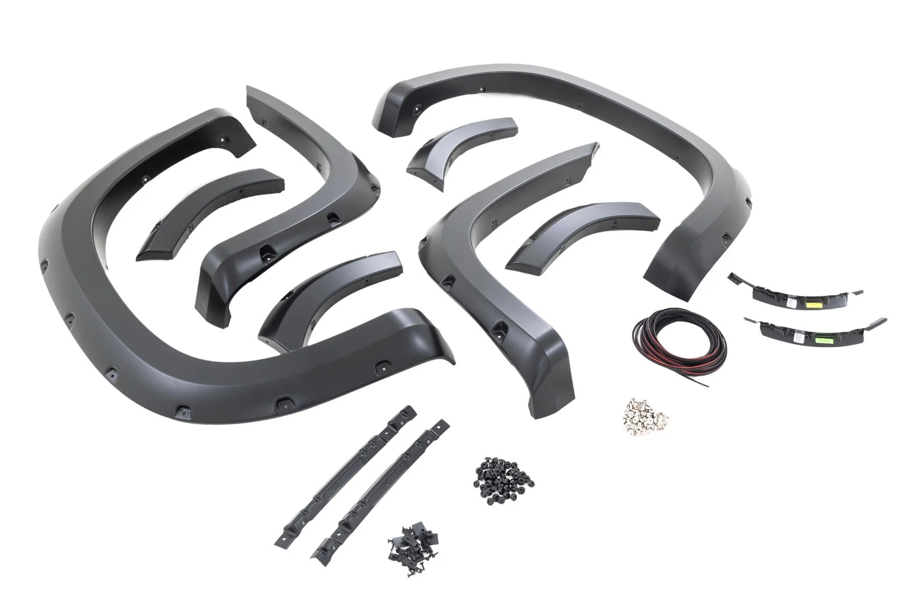 Rough Country Pocket Fender Flares G9K Satin Steel Chevy Silverado 1500 19-21 - Image 2