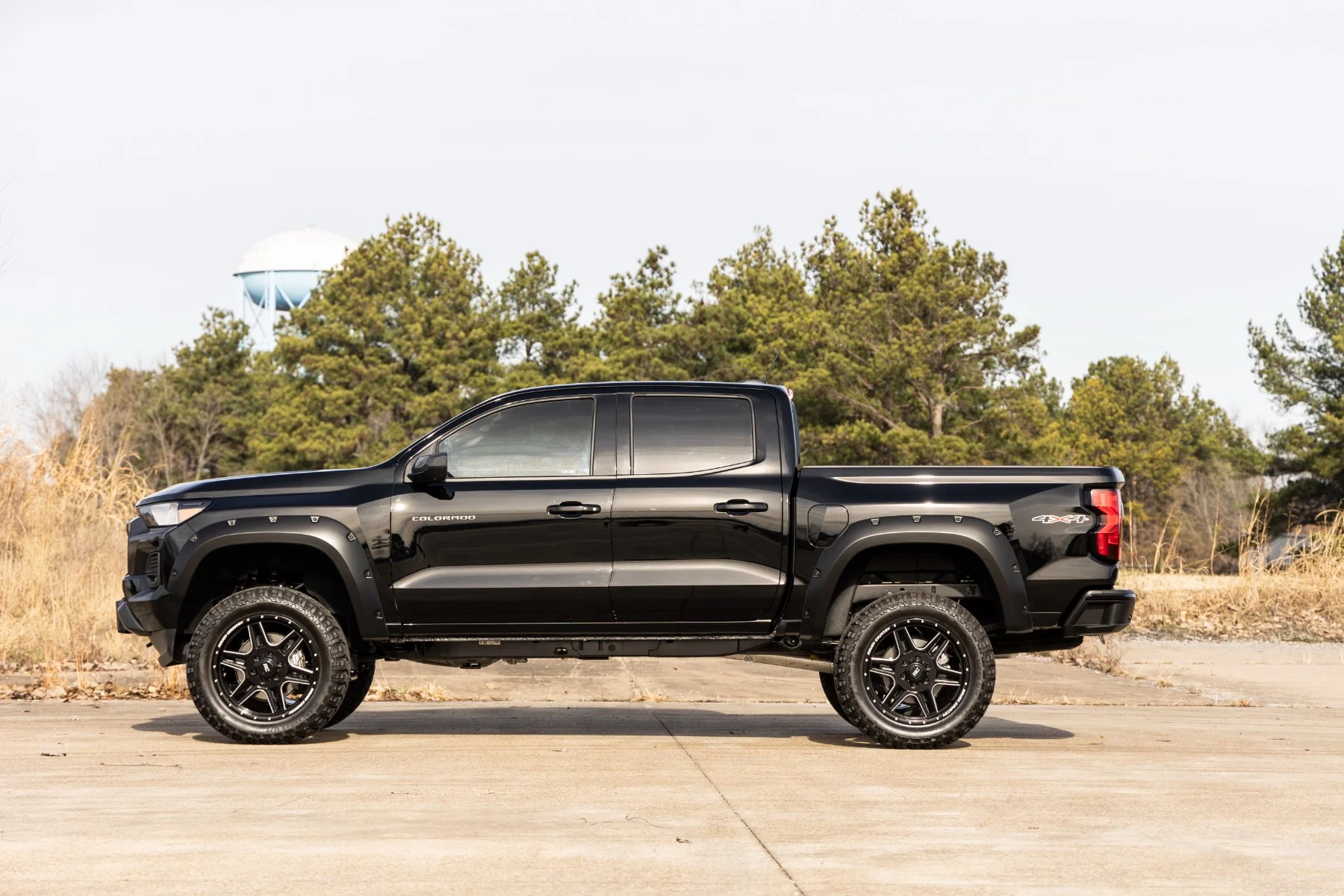 Rough Country Pocket Fender Flares | GBF Sunrise Orange | Chevy Colorado 23-26 - Image 5