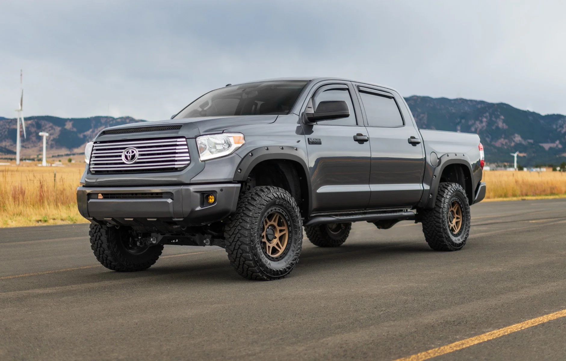 Pocket Fender Flares Gloss Black Toyota Tundra 14-21 F-T11411A-202 - Image 2