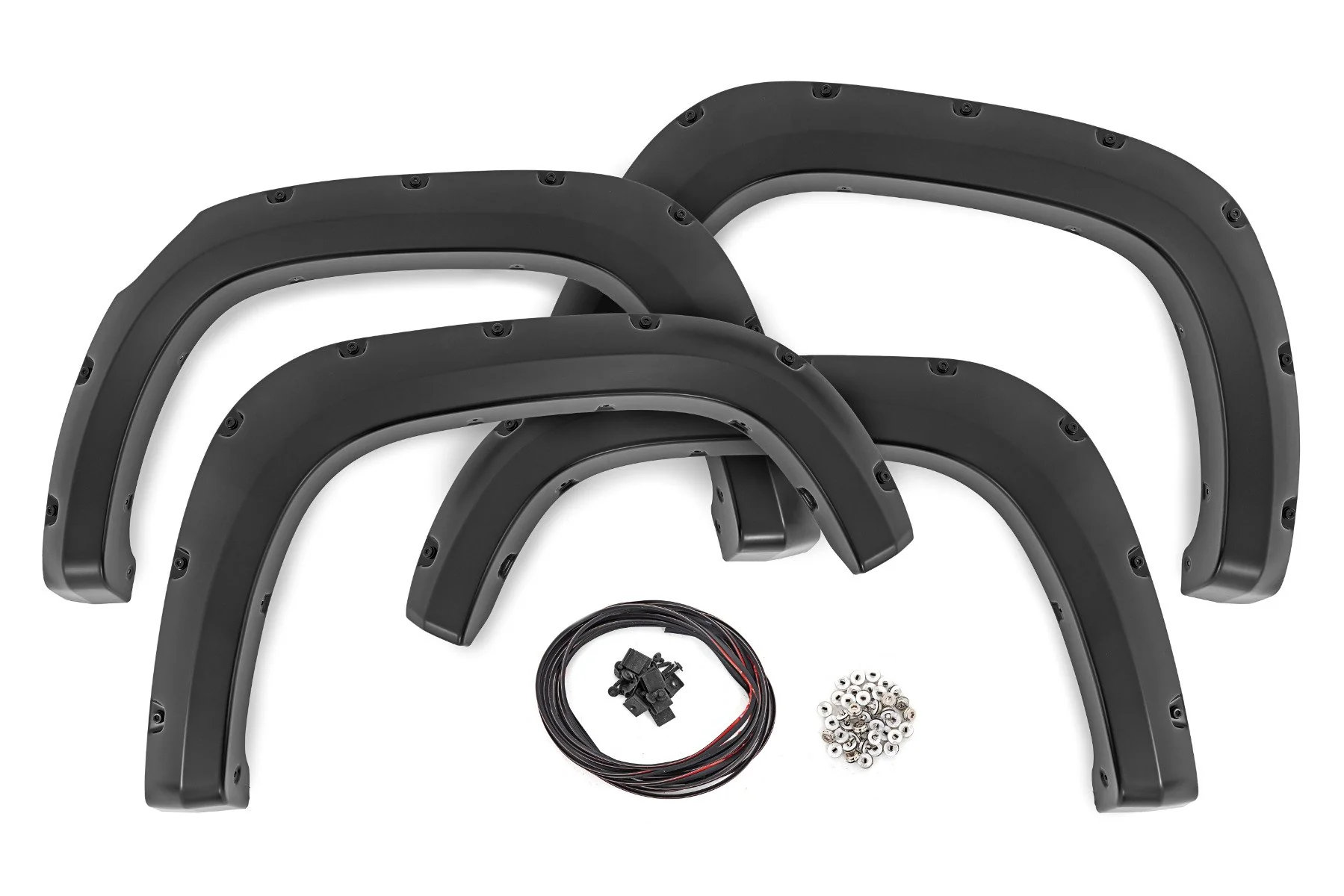 Rough Country Pocket Fender Flares | GNT Radiant Red | Chevy Colorado 23-26