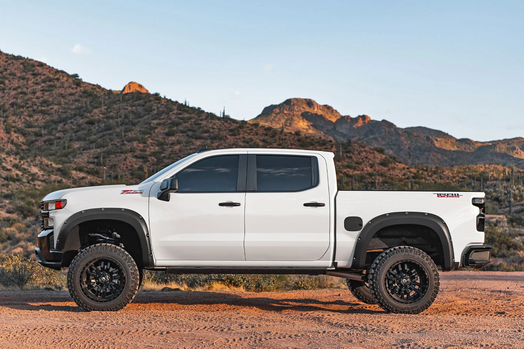 Rough Country Pocket Fender Flares | GXD Sterling Grey Metallic | Chevy Silverado 1500 (22-26) F-C12211-GXD - Image 2