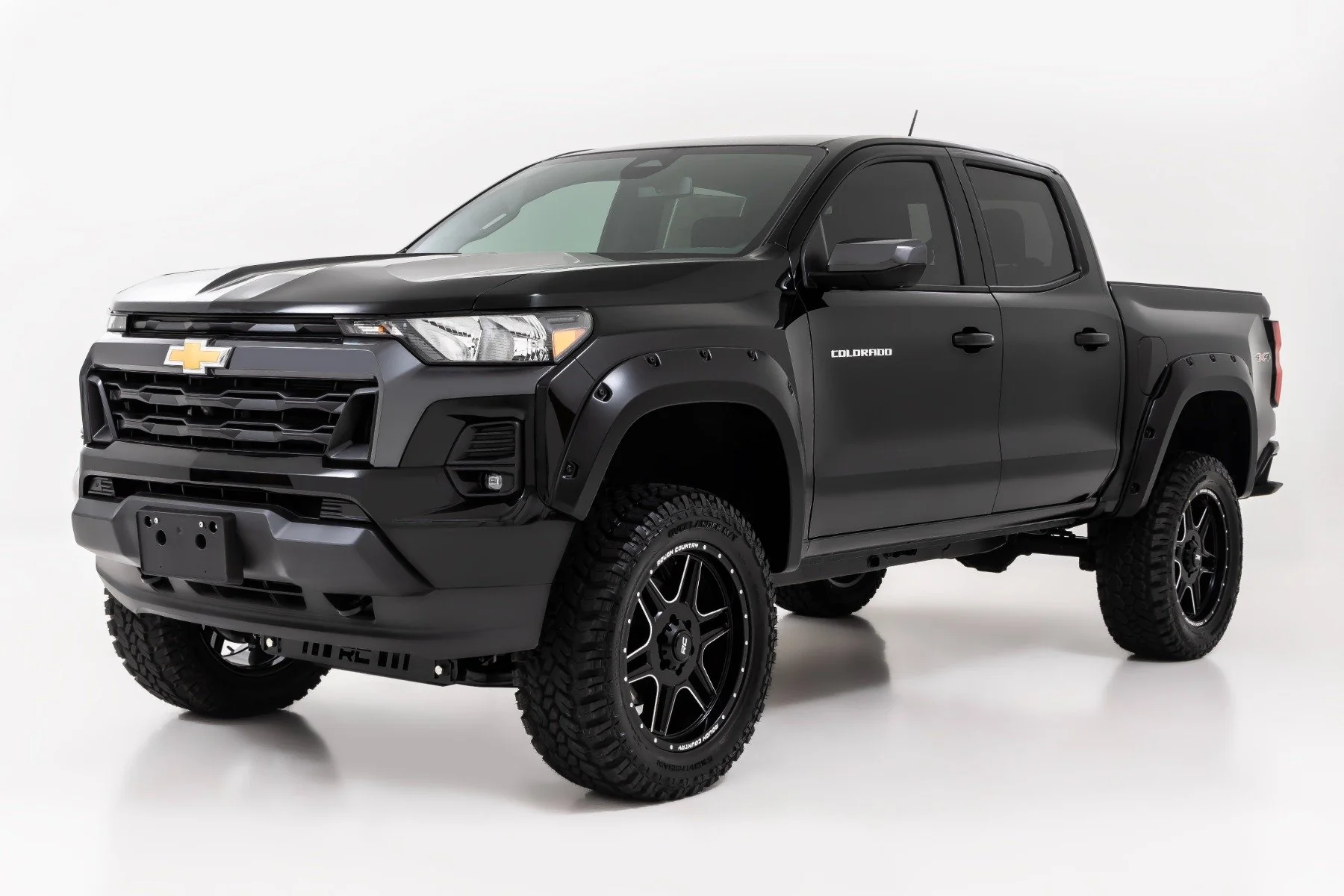 Rough Country Pocket Fender Flares GXD Sterling Grey Metallic Colorado 23-25 - Image 3