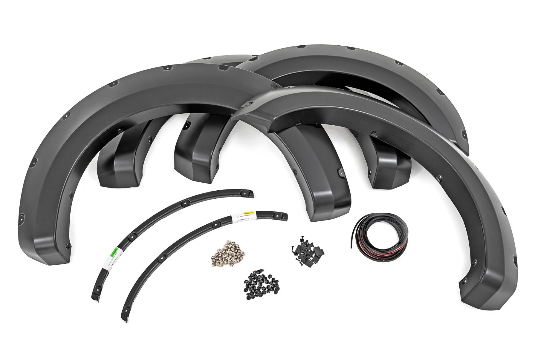 Rough Country Pocket Fender Flares | YZ Oxford White | for Ford F-250/F-350 Super Duty (17-22) F-F21112-YZ