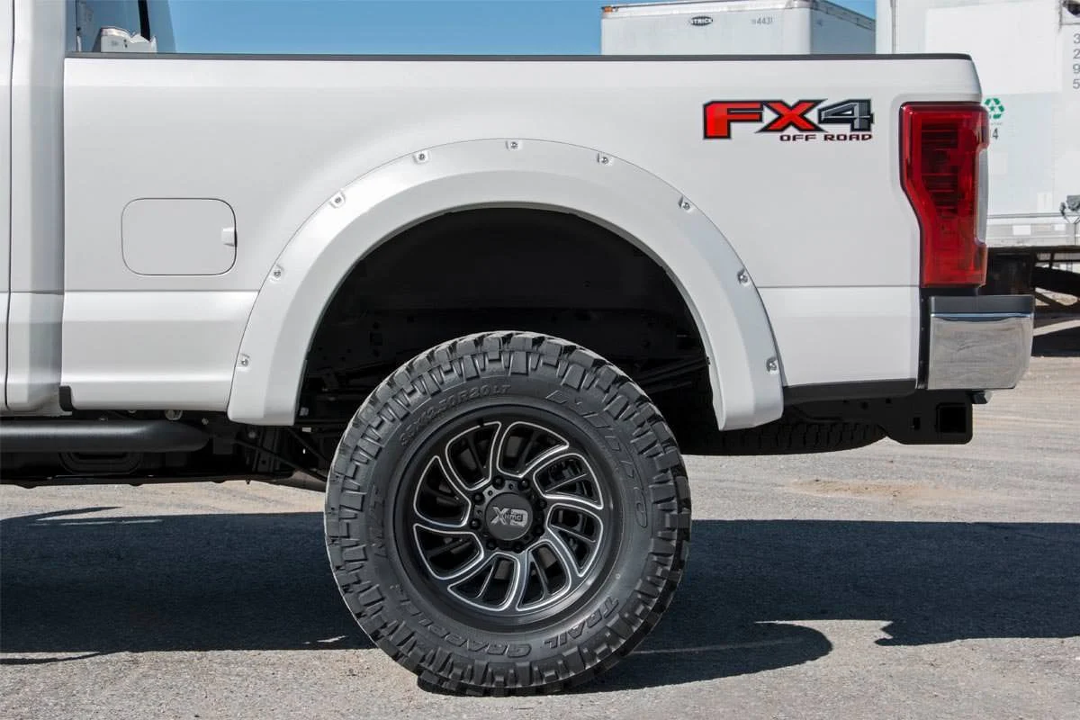 Rough Country Pocket Fender Flares | YZ Oxford White | for Ford F-250/F-350 Super Duty (17-22) F-F21112-YZ - Image 5