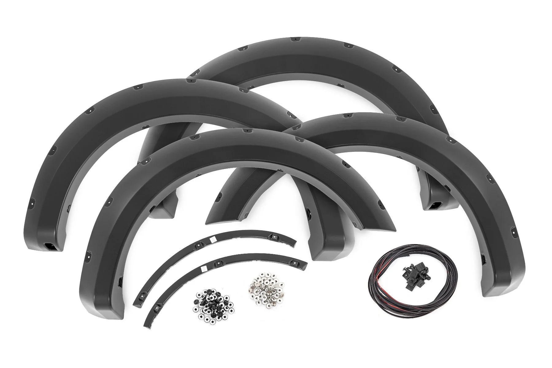 Rough Country Pocket Fender Flares Z1 Oxfor Ford White for Ford F-150 2009-2014