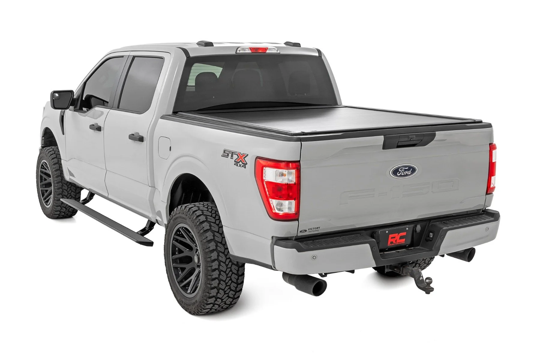 Rough Country Pwr Running Boards HT-Series Crew Cab for Ford F-150/250/350 15-26 - Image 4