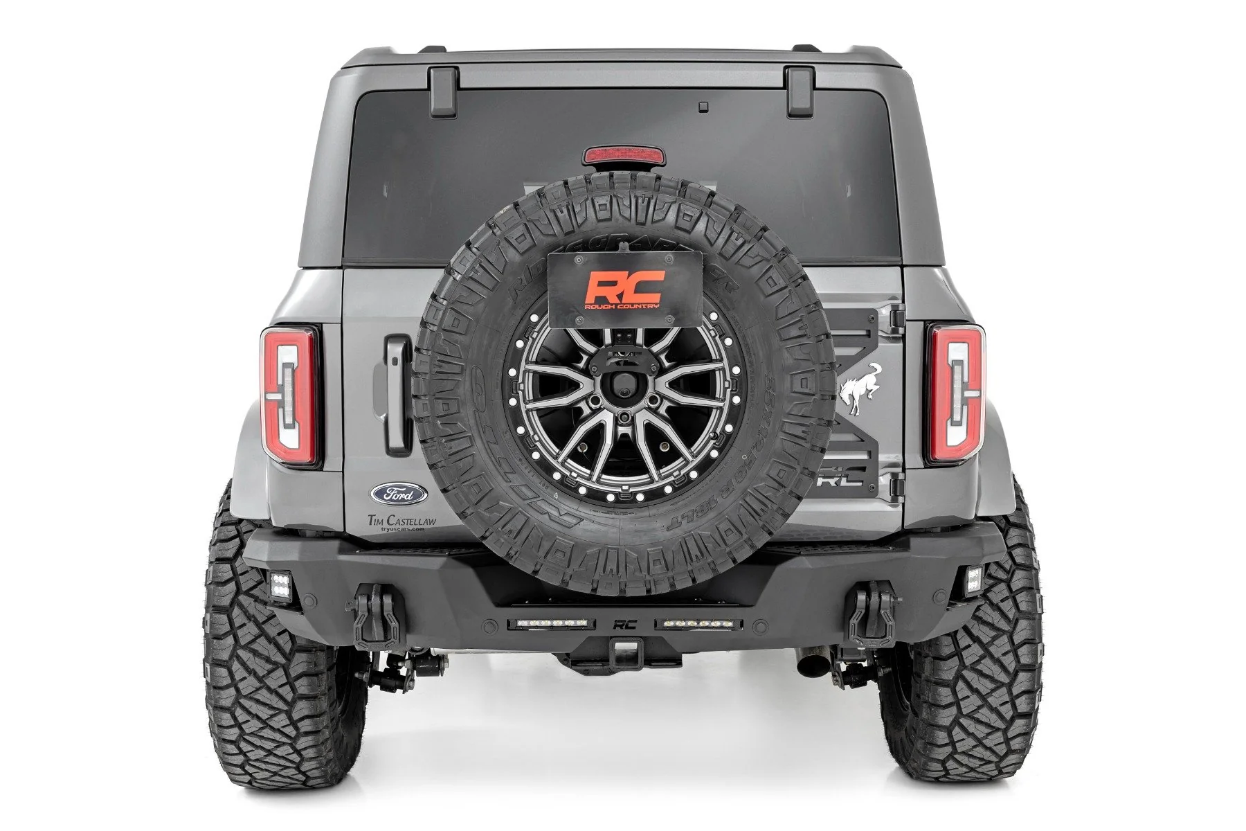 Rear Bumper Black Series LED Flood Ford Bronco 2021-2022 - Image 2