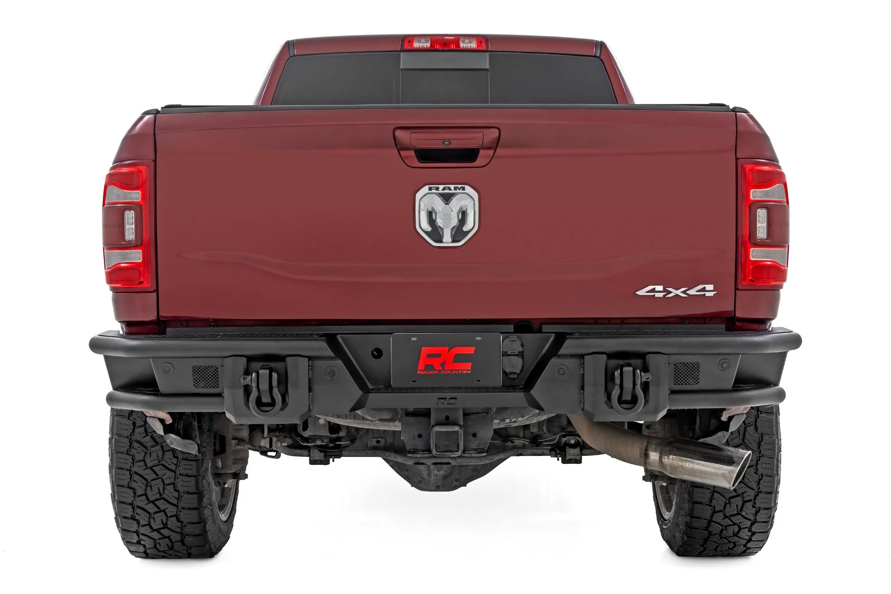 Rough Country Rear Bumper | Tubular | for Ram 2500/3500 (2010-2025) 51213 - Image 3