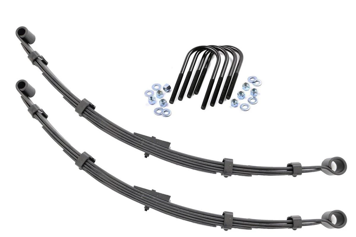 Rough Country Rear Leaf Springs2.5" Lift Pair For Jeep CJ 5 4wd 1976-1983 8008Kit