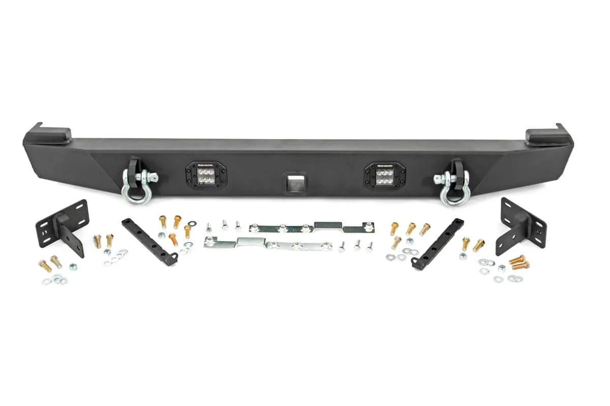 Rear LED Bumper w/ D-Rings Jeep Cherokee XJ 84-01 110504 - Image 2