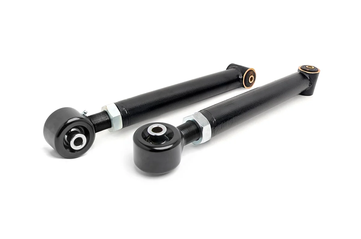 Rough Country Rear Lower Adjustable Ctrl Arms For Jeep Wrangler JK 2007-2017 11370