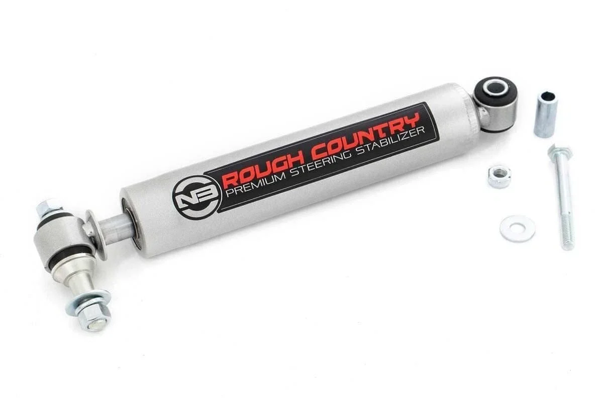 Rough Country Replacement N3 Steering Stabilizer for 07-18 Wrangler JK