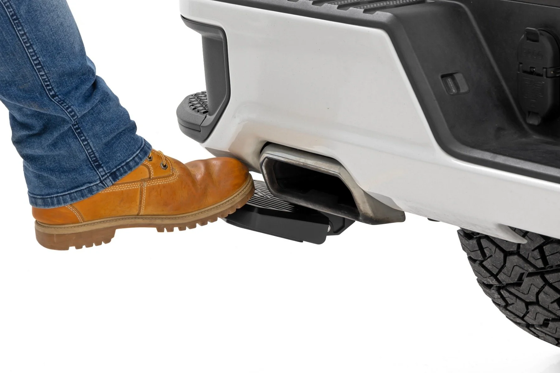 Retractable Bed Step Manual Pull Chevy/GMC 1500 2019-2024 - Image 2