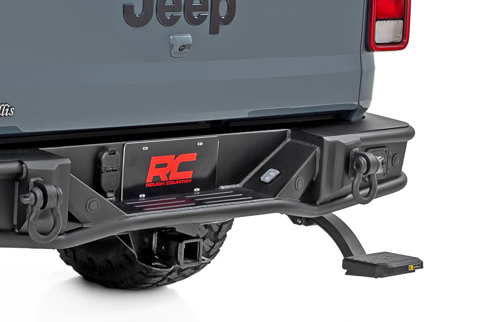 Rough Country Retractable Bed Step | Manual Pull | for Jeep Gladiator JT 4WD (2020-2025) - Image 3