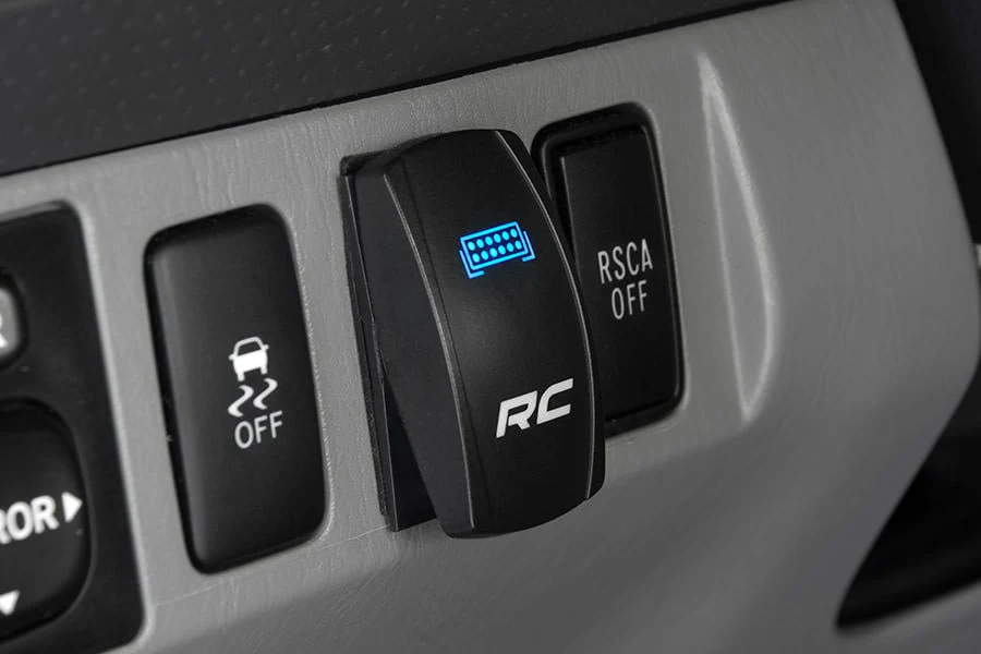 Rocker Switch 2x1 with Logo Blue Back Light - 709SW - Image 2