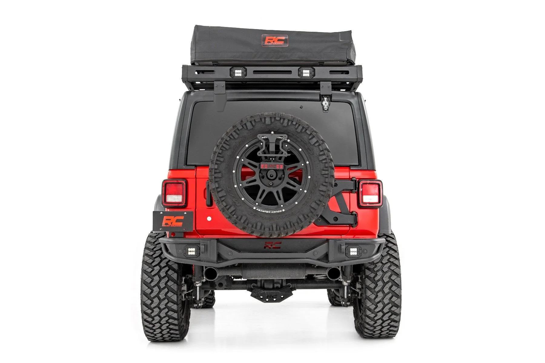 Roof Top Tent Rack Mount w/12v, Ladder Extension & LED Light Kit - Image 4