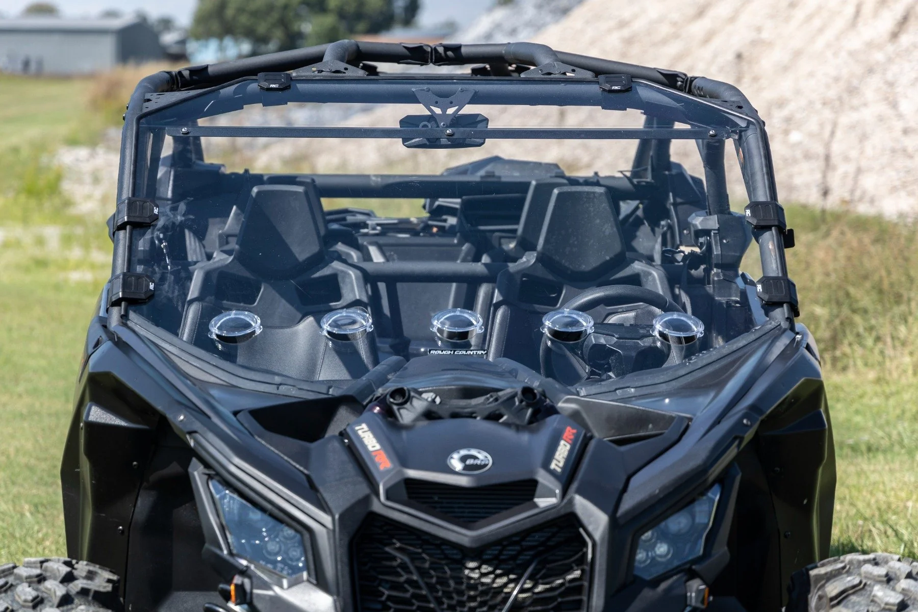 Scratch Resistant Vented Full Windshield 17-21 Maverick X3 98272030 - Image 4